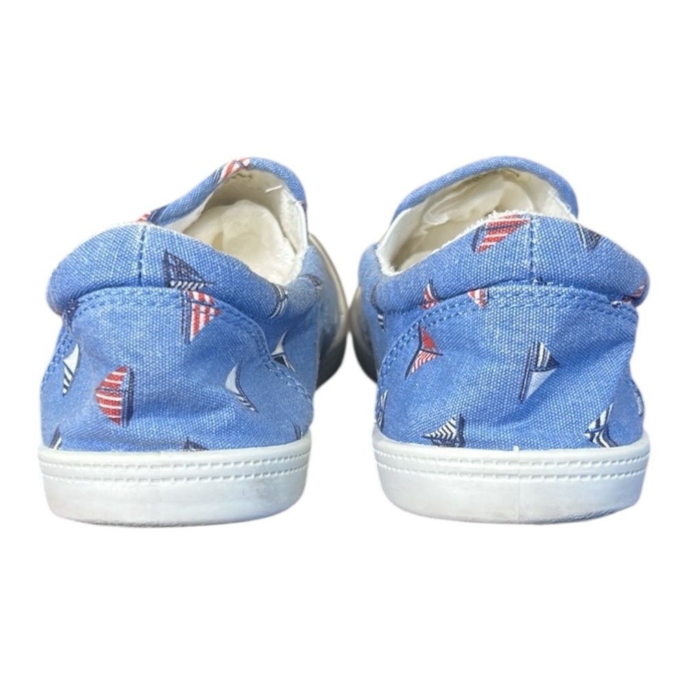 Tommy Bahama Rossi Blue Fabric Casual Slip On Boat Shoe Loafer Women's Size 8 - Picture 5 of 11